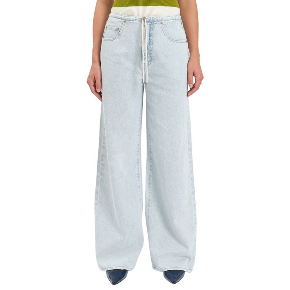 Daze Denim Womens  Madison Baby Talk Wide Leg Jean